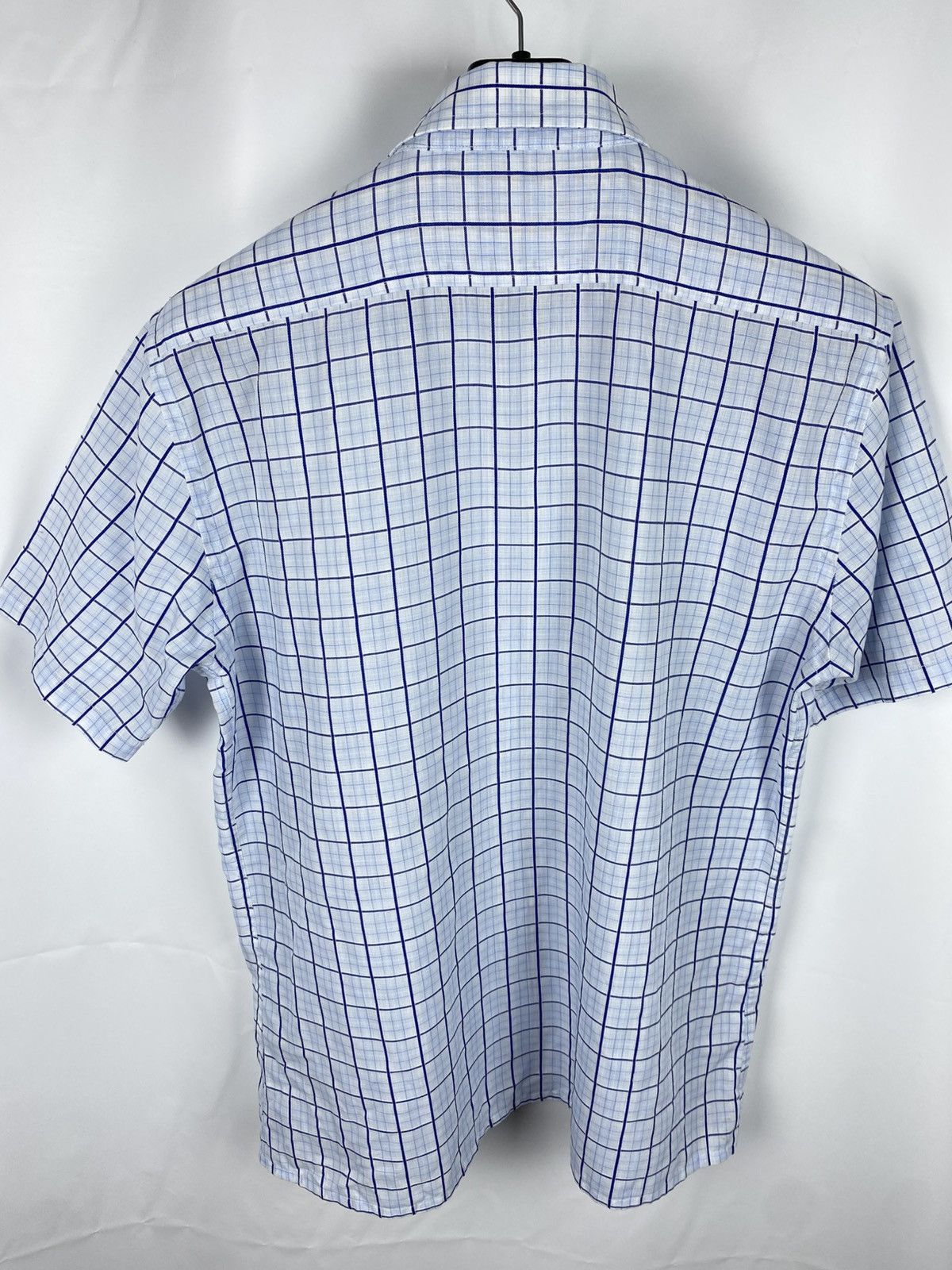 Yves Saint Laurent Yves Saint Laurent Plaid Shirt Short Sleeve Button Up size L Size US L / EU 52-54 / 3 - 9 Thumbnail