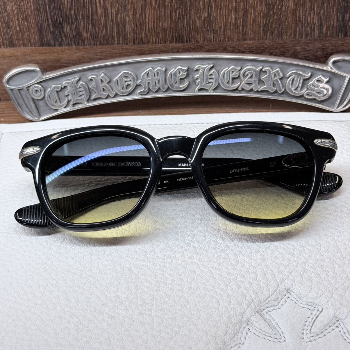 Chrome Hearts Chrome Hearts Drippin 1/1 Sunglasses Size ONE SIZE - 1 Thumbnail