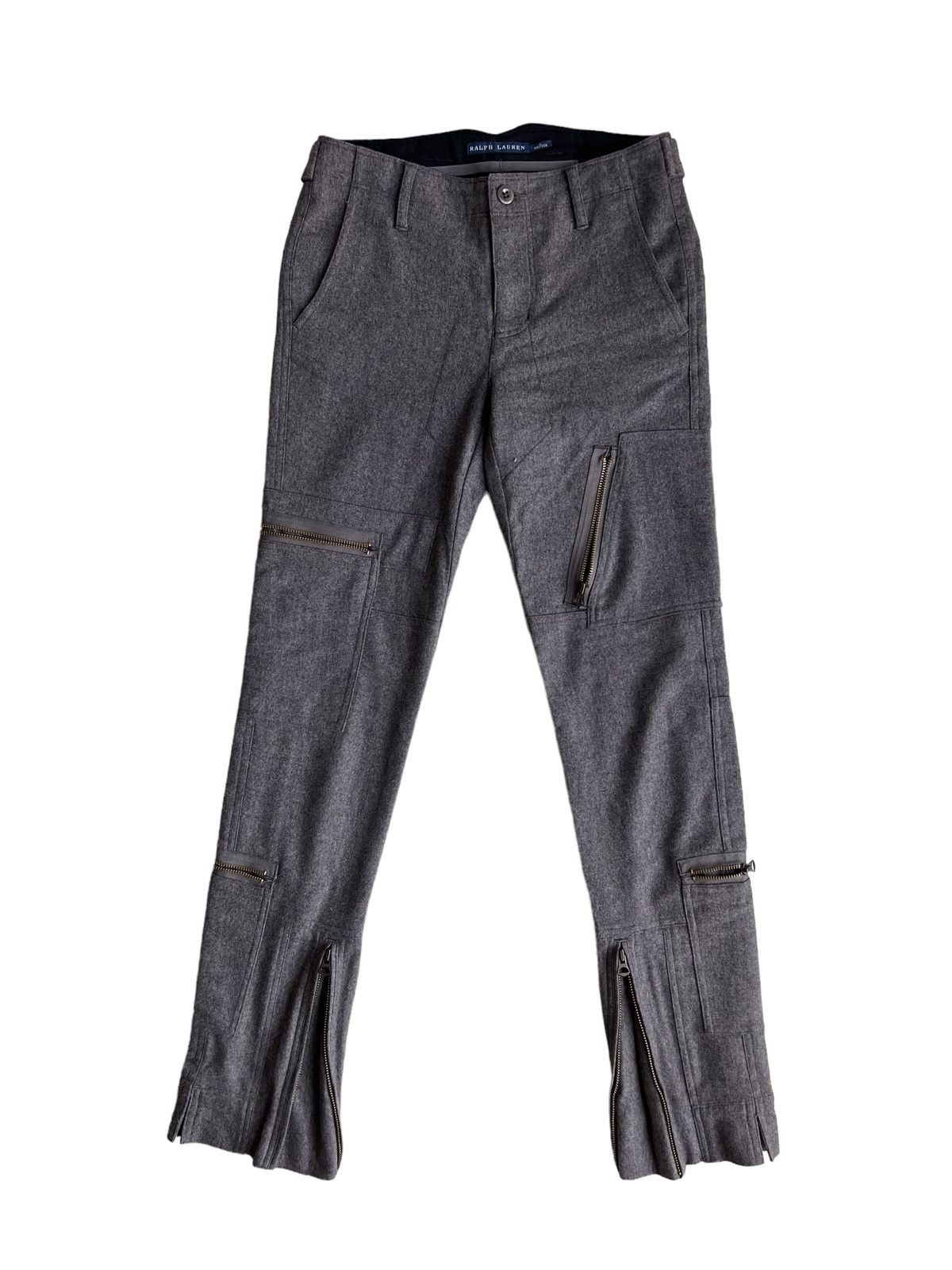 Polo Ralph Lauren Ralph Lauren Parachute Zipper Wool Bondage Tactical Pants Size US 28 / EU 44 - 3 Thumbnail