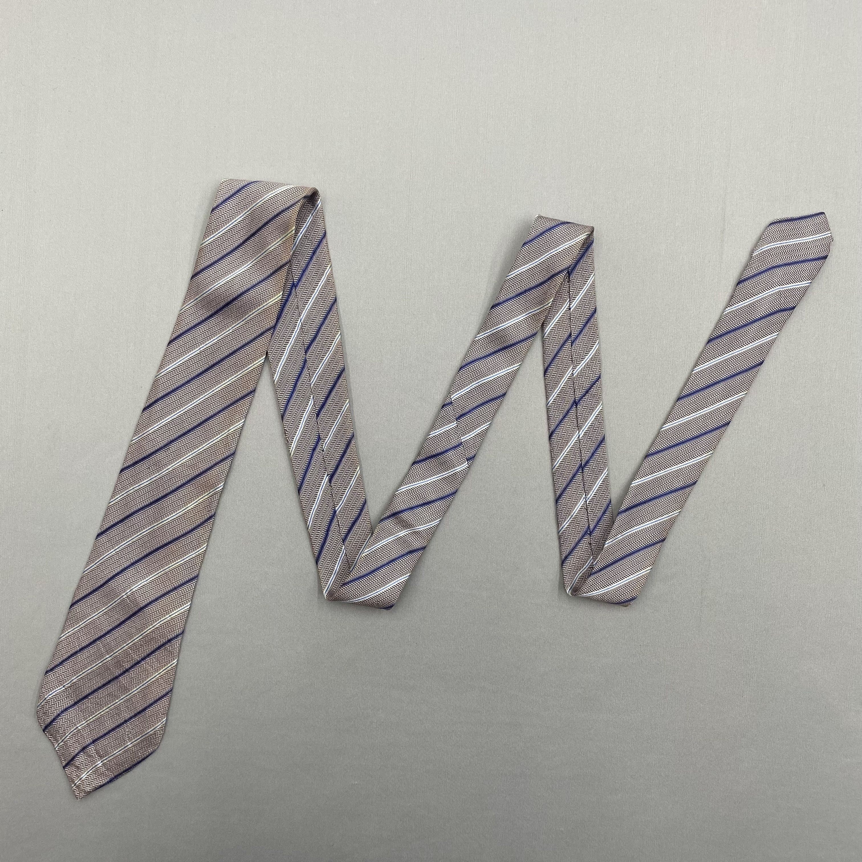 Celine Vintage Celine SILK Necktie Cravate Pure Silk Neck Tie Size ONE SIZE - 5 Thumbnail