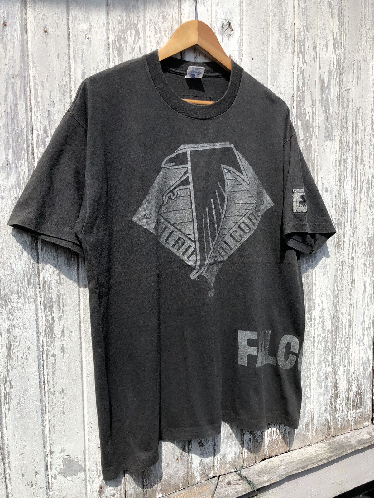 NFL Vintage 90s Starter NFL Atlanta Falcons Big Logo Tee Size US L / EU 52-54 / 3 - 5 Thumbnail