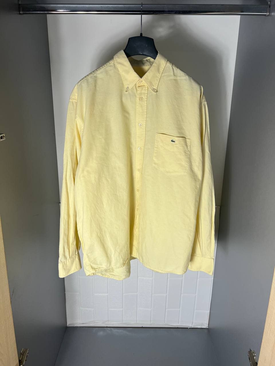 Lacoste VINTAGE LACOSTE CHEMISE RETRO DESIGNER SHIRT CASUAL 90s Size US XL / EU 56 / 4 - 2 Thumbnail