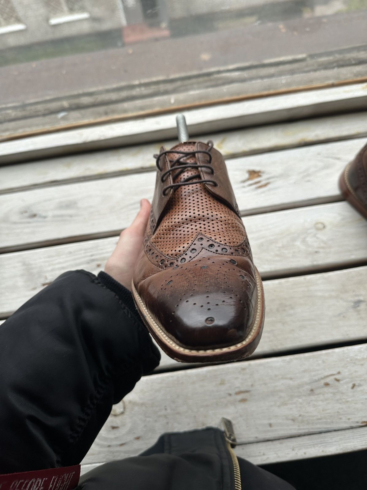 Melvin & Hamilton LUXURY 🚨 MELVIN & HAMILTON VNTG SHOES MEN BROWN LUXURY RARE Size US 10 / EU 43 - 6 Thumbnail