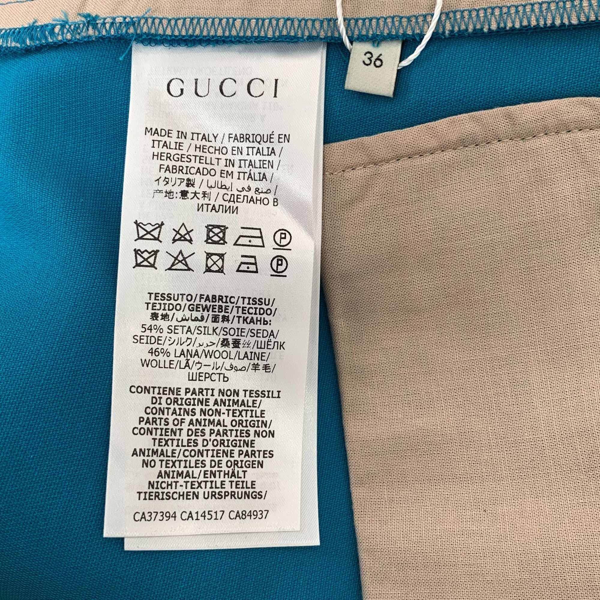 Gucci Gucci High-Waisted Straight-Leg Pants With Front Pockets & B Size 36" / US 14 / IT 50 - 7 Thumbnail
