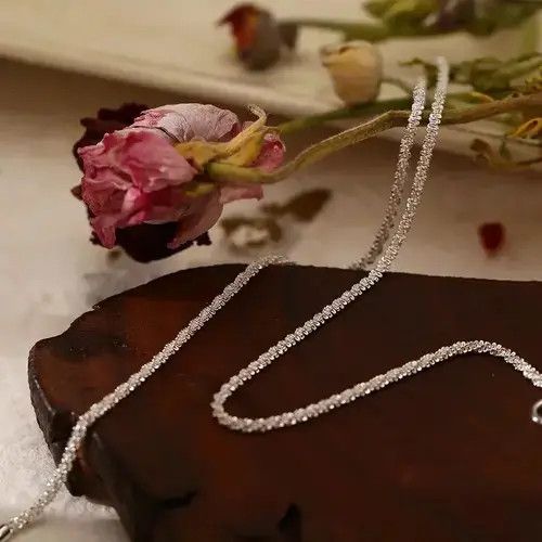 Designer × Sterling Silver Choker Choker Starry Sky Collar Necklace Size ONE SIZE - 3 Thumbnail