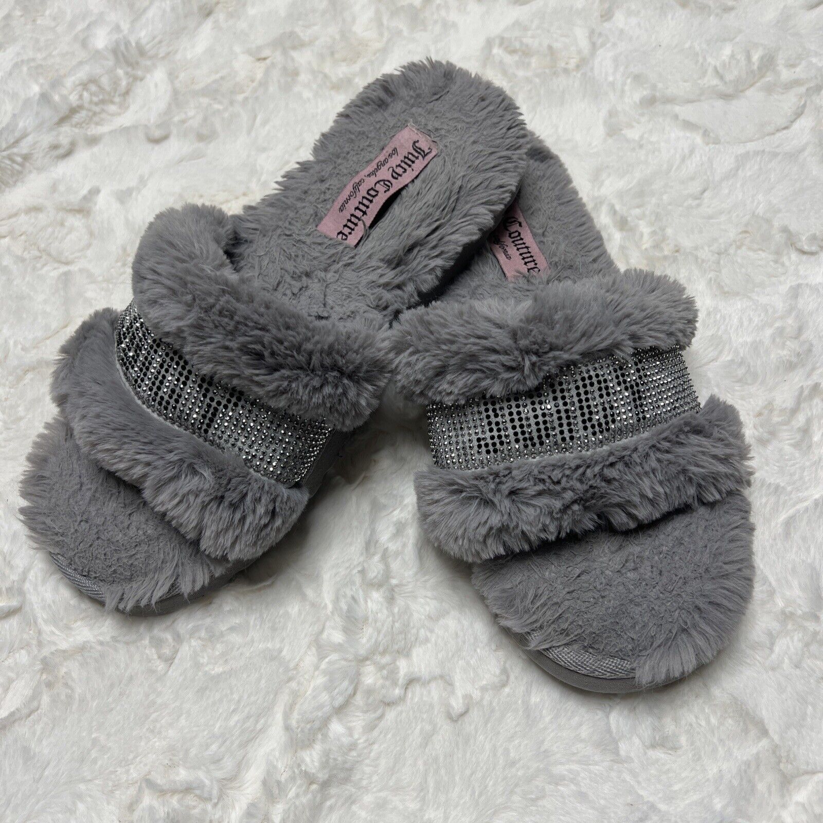 Juicy Couture Juicy Couture Halo Women’s Size 8 Grey Slip On Slippers Size US 8 / IT 38 - 1 Thumbnail
