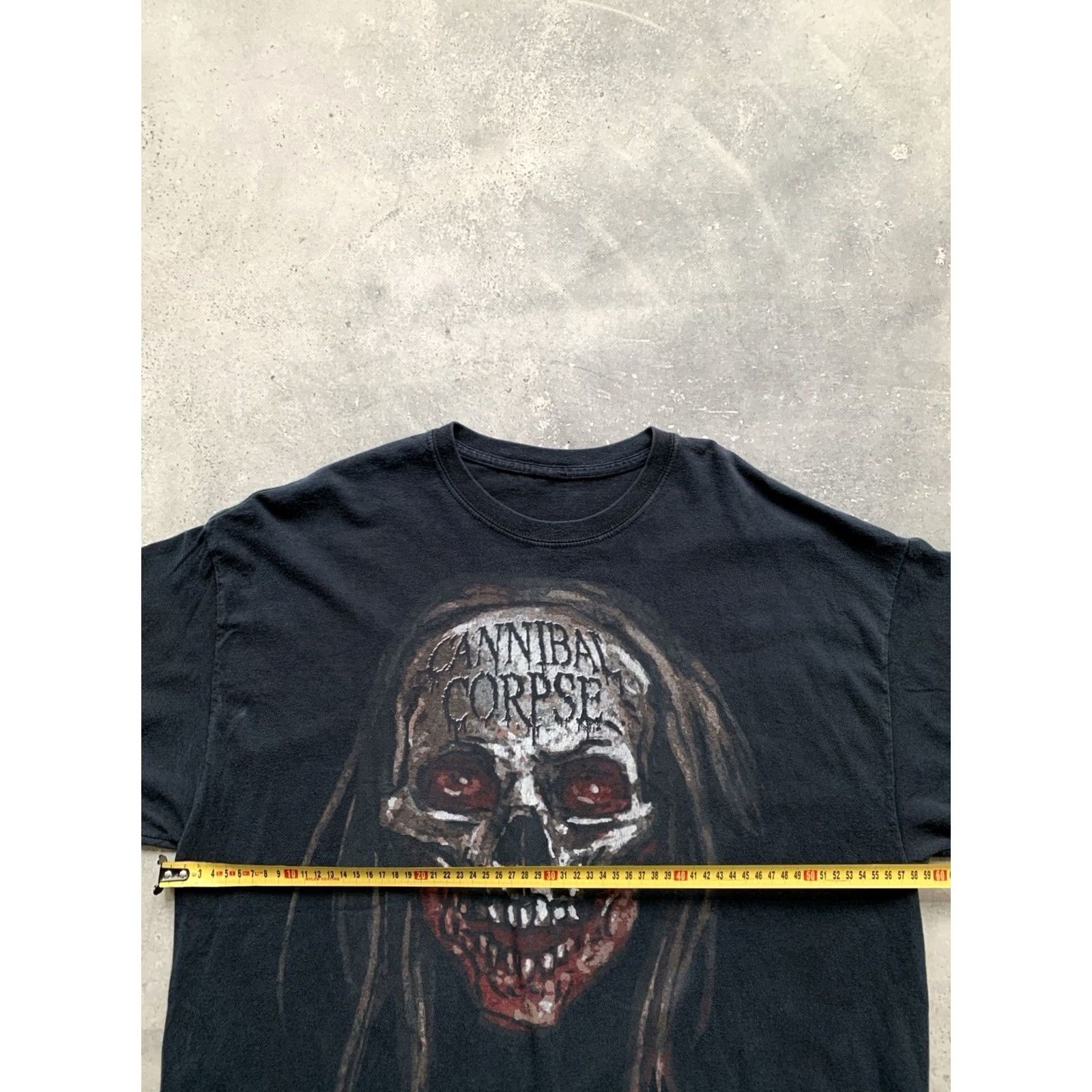 Vintage VINTAGE Cannibal Corpse Band Rock T-SHIRT Men’s XL Shirt Mens XL Black Graphic Print Cotton T-Shirt Size US XL / EU 56 / 4 - 7 Thumbnail