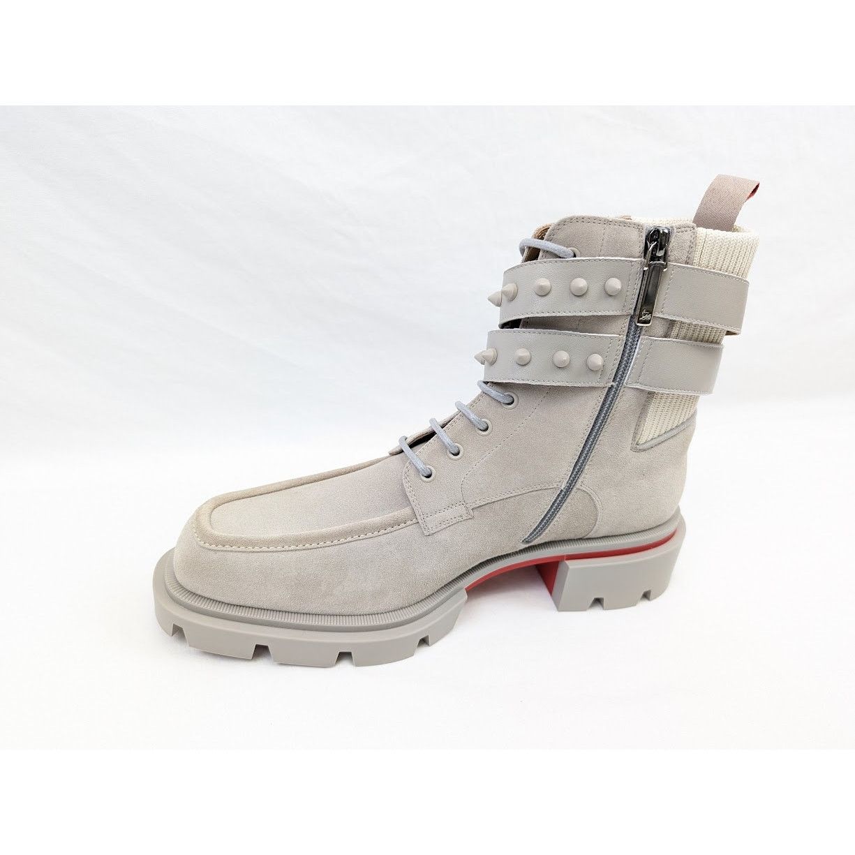 Christian Louboutin o1rshd1 Calf Our Fight Flat Boots in Goose Size US 10 / EU 43 - 11 Thumbnail