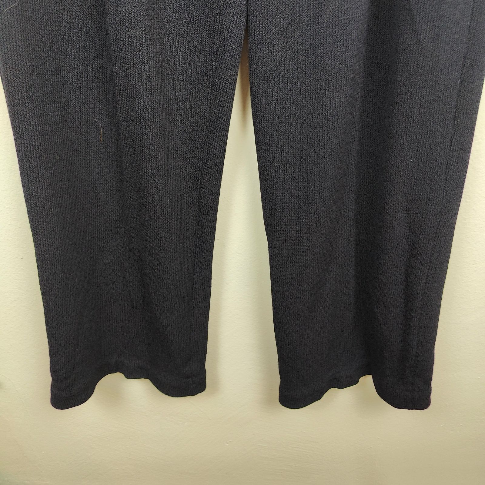 Other Vintage St John Santana Knit Pants Womens 12 Black Pleated Size 34" / US 12 / IT 48 - 4 Thumbnail