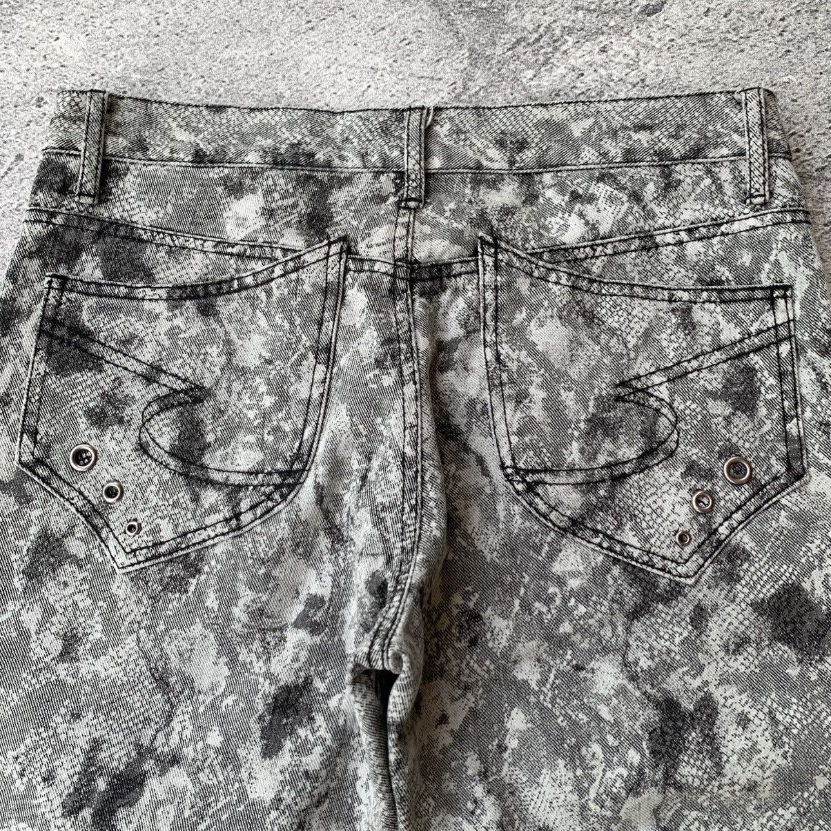 If Six Was Nine Rare🔥 Semantic Design Python Snake Skin Flared Jeans Size US 30 / EU 46 - 12 Thumbnail