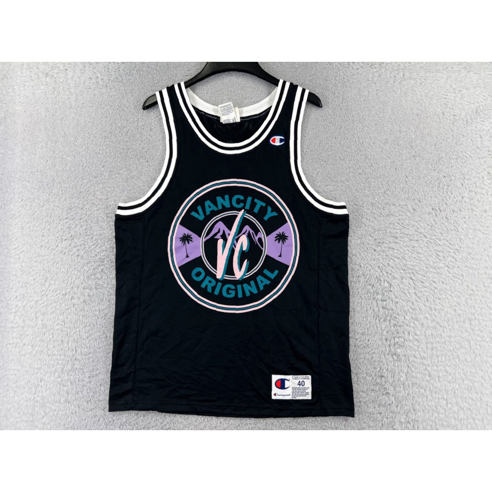 Champion Vancity Original Shirt Champion Jersey Adult Medium Black 100% Polyester Tank Size US M / EU 48-50 / 2 - 2 Thumbnail