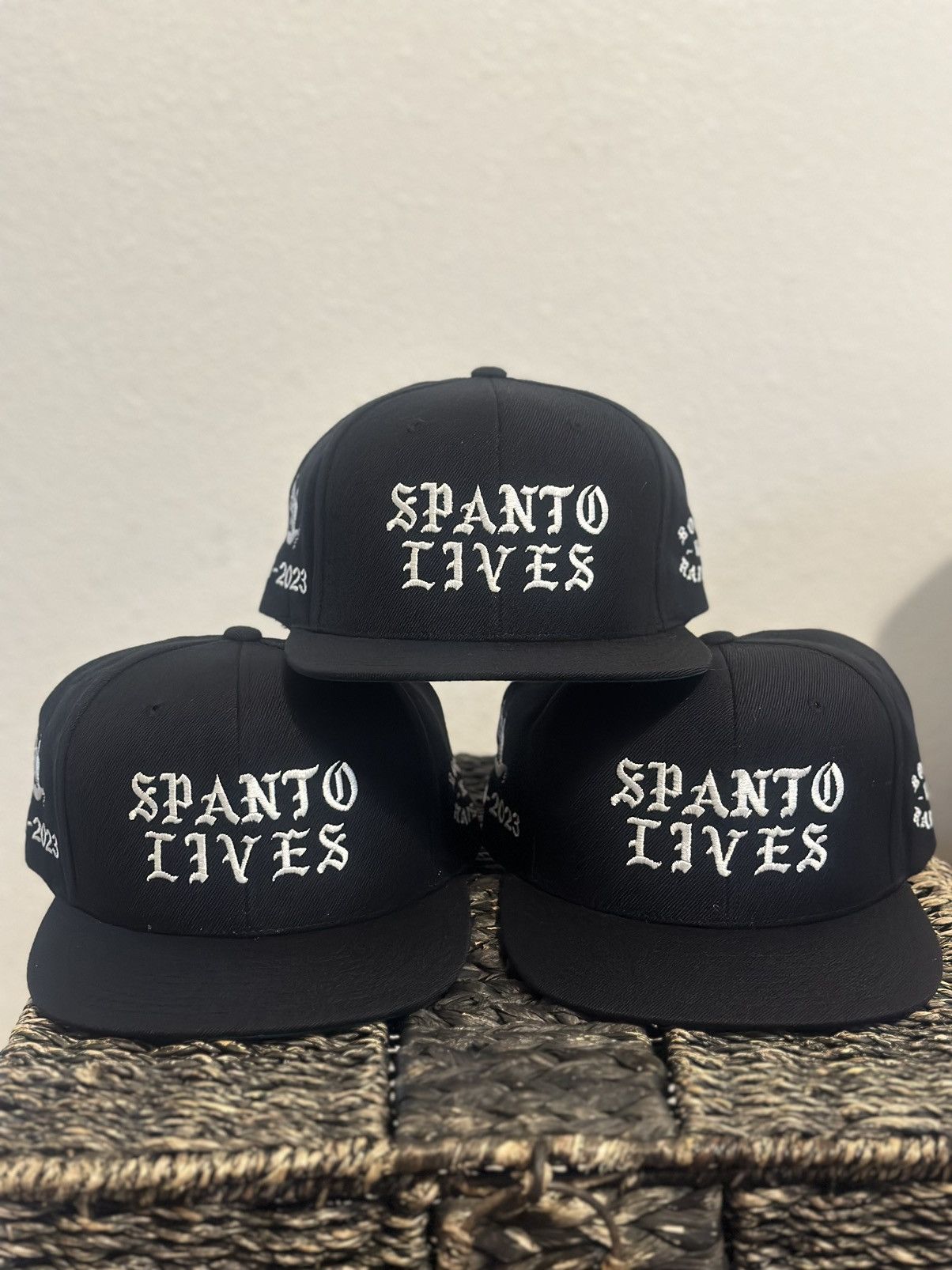 image of Born x Raised Spanto Lives Snap Back in Black, Men's
