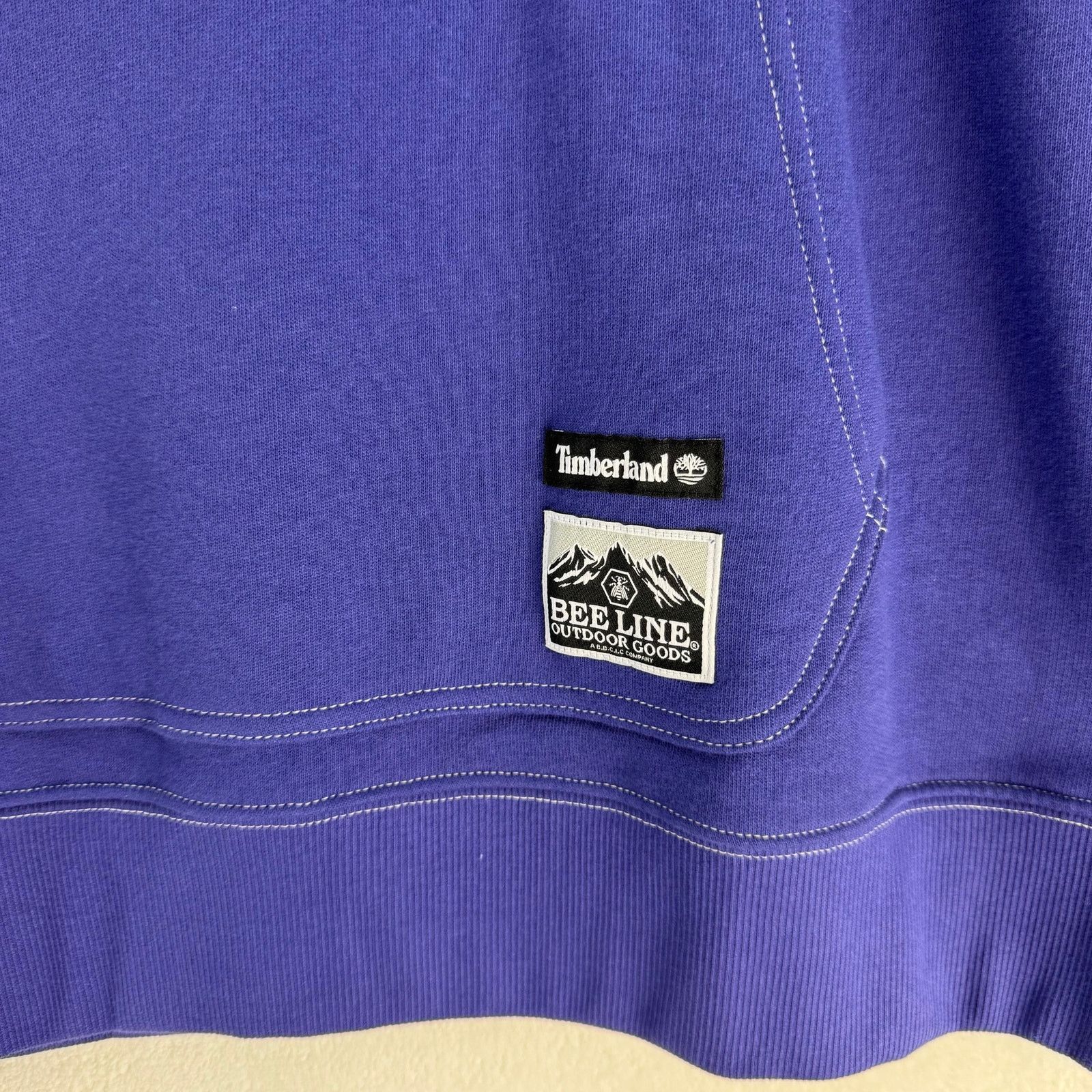 Timberland TIMBERLAND X BEELINE LARGE PURPLE HOODIE Heavy Cotton Size US L / EU 52-54 / 3 - 3 Thumbnail