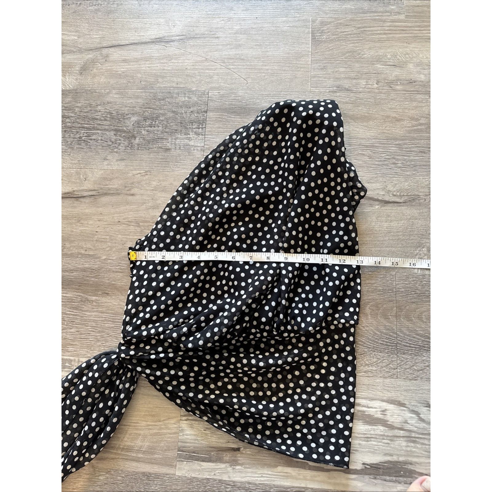 Zara Zara Asymmetric Polka Top Size Xs Brand New With Tag Size XS / US 0-2 / IT 36-38 - 4 Thumbnail