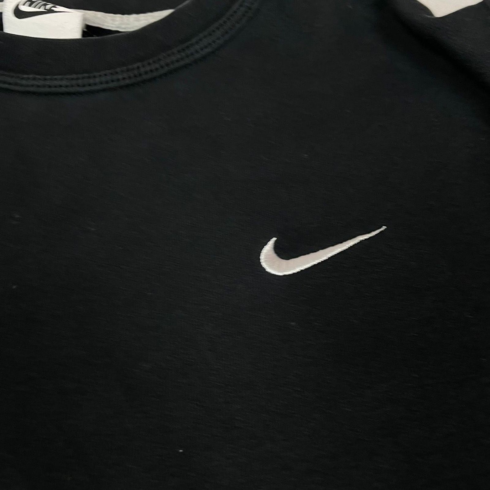 Nike Nike Men's Black Swoosh Logo Fleece Lined Sweatshirt Large Size US L / EU 52-54 / 3 - 7 Thumbnail