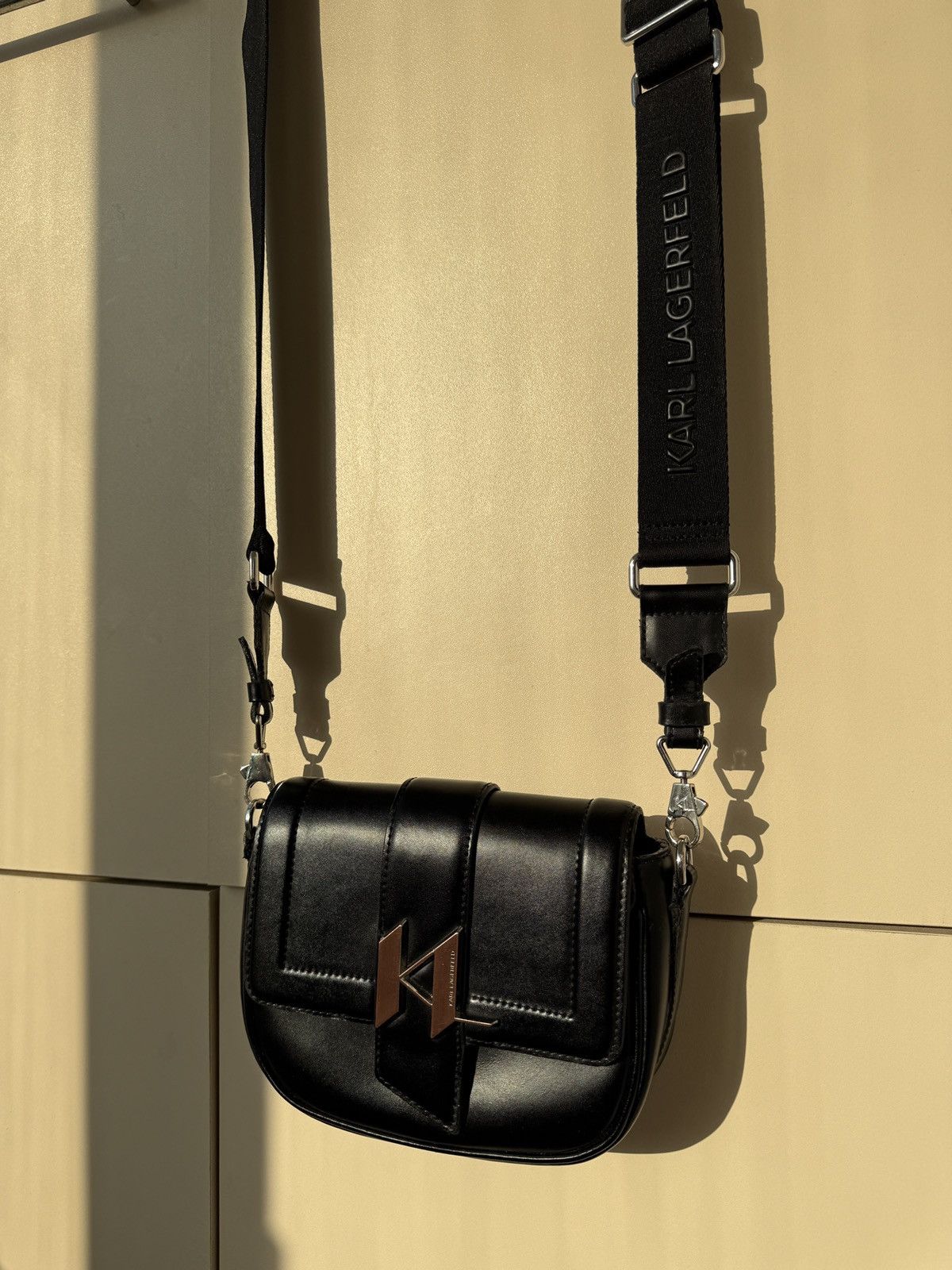 Karl Lagerfeld Karl Lagerfeld Leather Bag Crossbody Size ONE SIZE - 2 Thumbnail