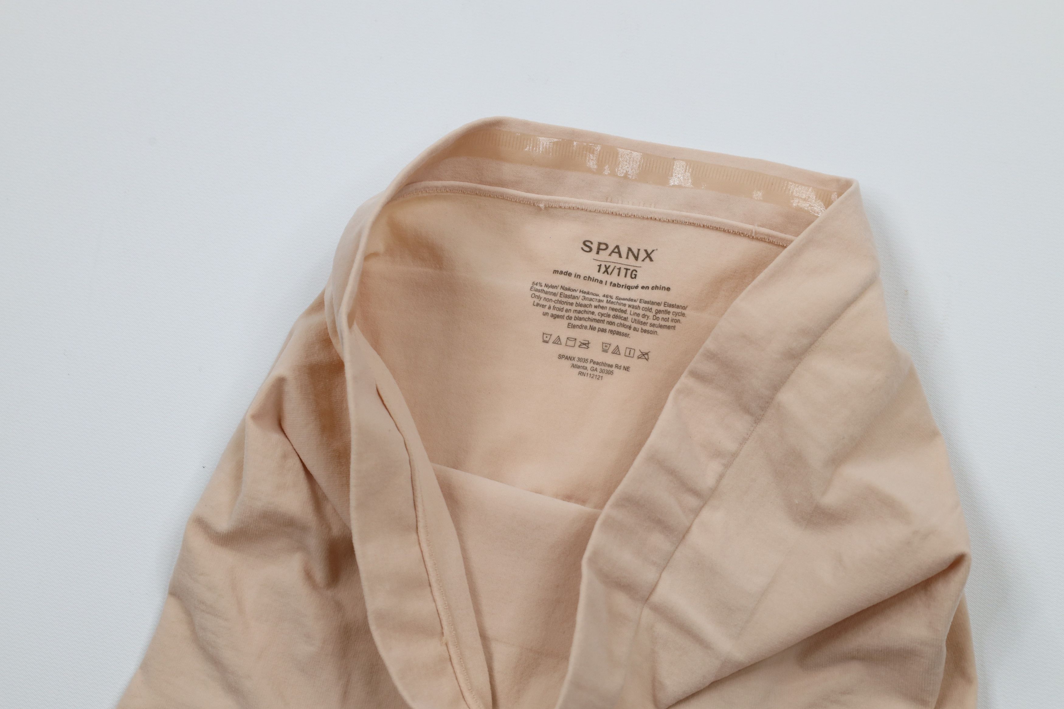 Spanx × Vintage Spanx Waisted Seamless Power Shapewear Mid Thigh Shorts Pink Size 23" - 5 Thumbnail