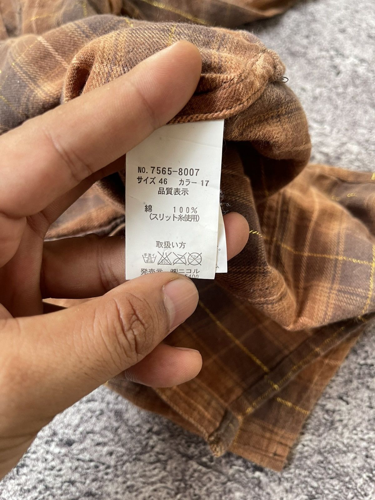 Japanese Brand HIDE AWAYS NICOLE CLUB FLANNEL SHIRT Size US M / EU 48-50 / 2 - 7 Thumbnail