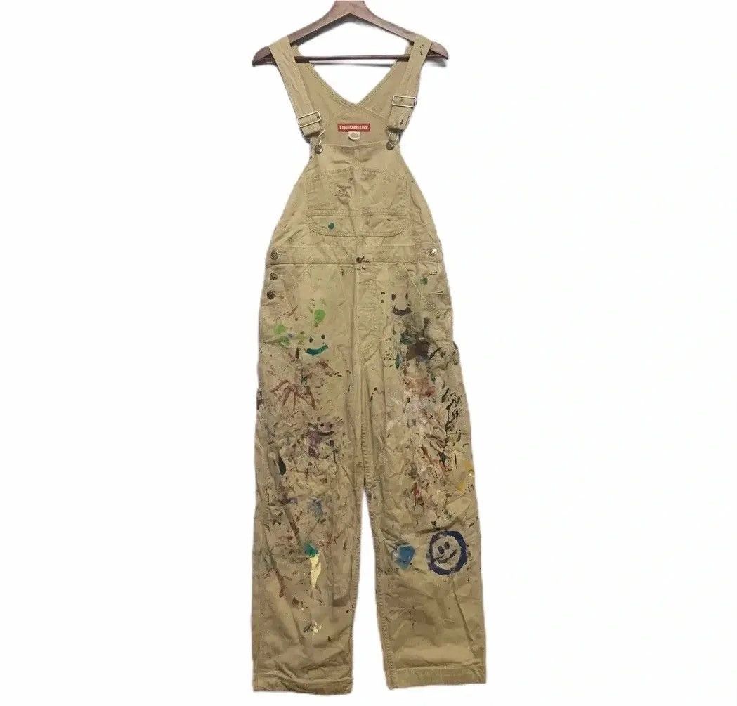 Vintage Union Bay Overalls Paint Splatter Work Wear Overall