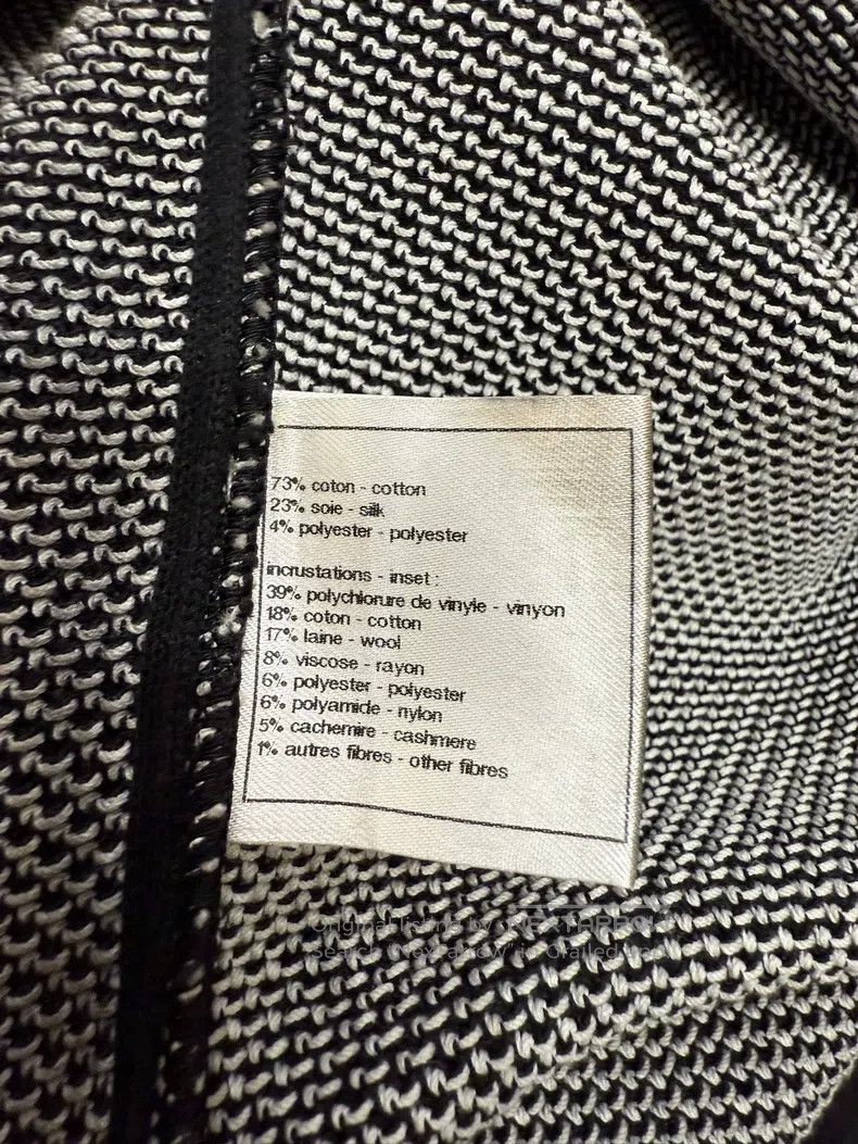 Chanel Chanel Black and white knitted dress Size XS / US 0-2 / IT 36-38 - 6 Thumbnail
