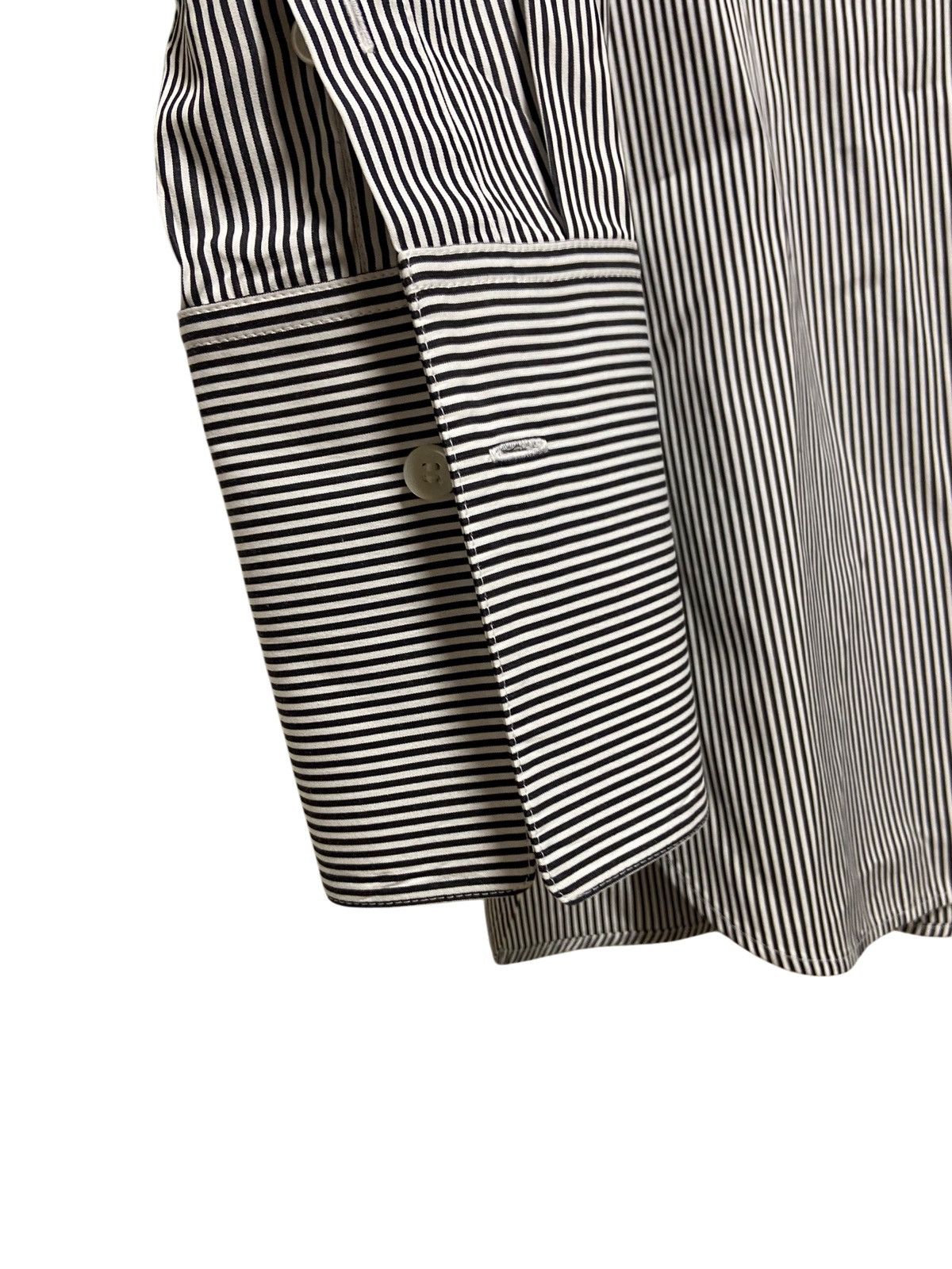 Celine × Designer Celine Women’s Striped Long Sleeve Button Up Dress Size S / US 4 / IT 40 - 5 Thumbnail
