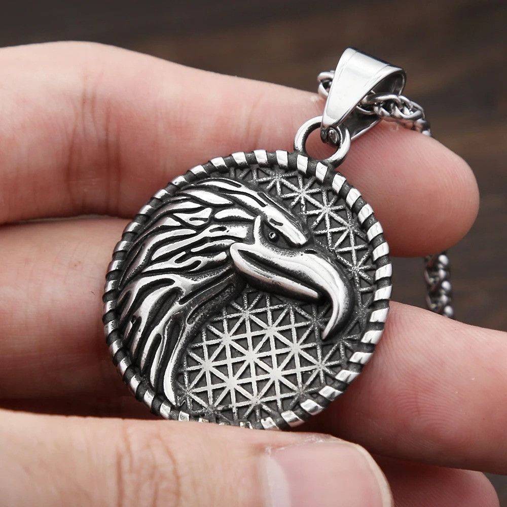 Other Eagle Head Pendant Necklace Size ONE SIZE - 6 Thumbnail