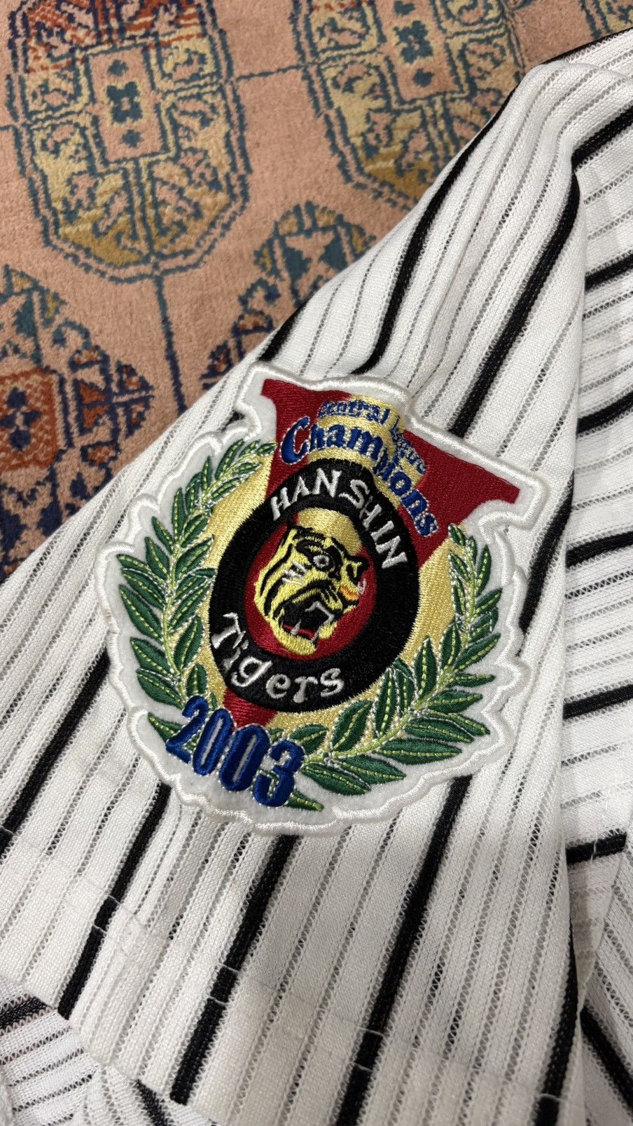 Japanese Brand Vtg Hanshin Tigers Japan Baseball Jersey #39 Akihiro Yano Size US L / EU 52-54 / 3 - 6 Thumbnail