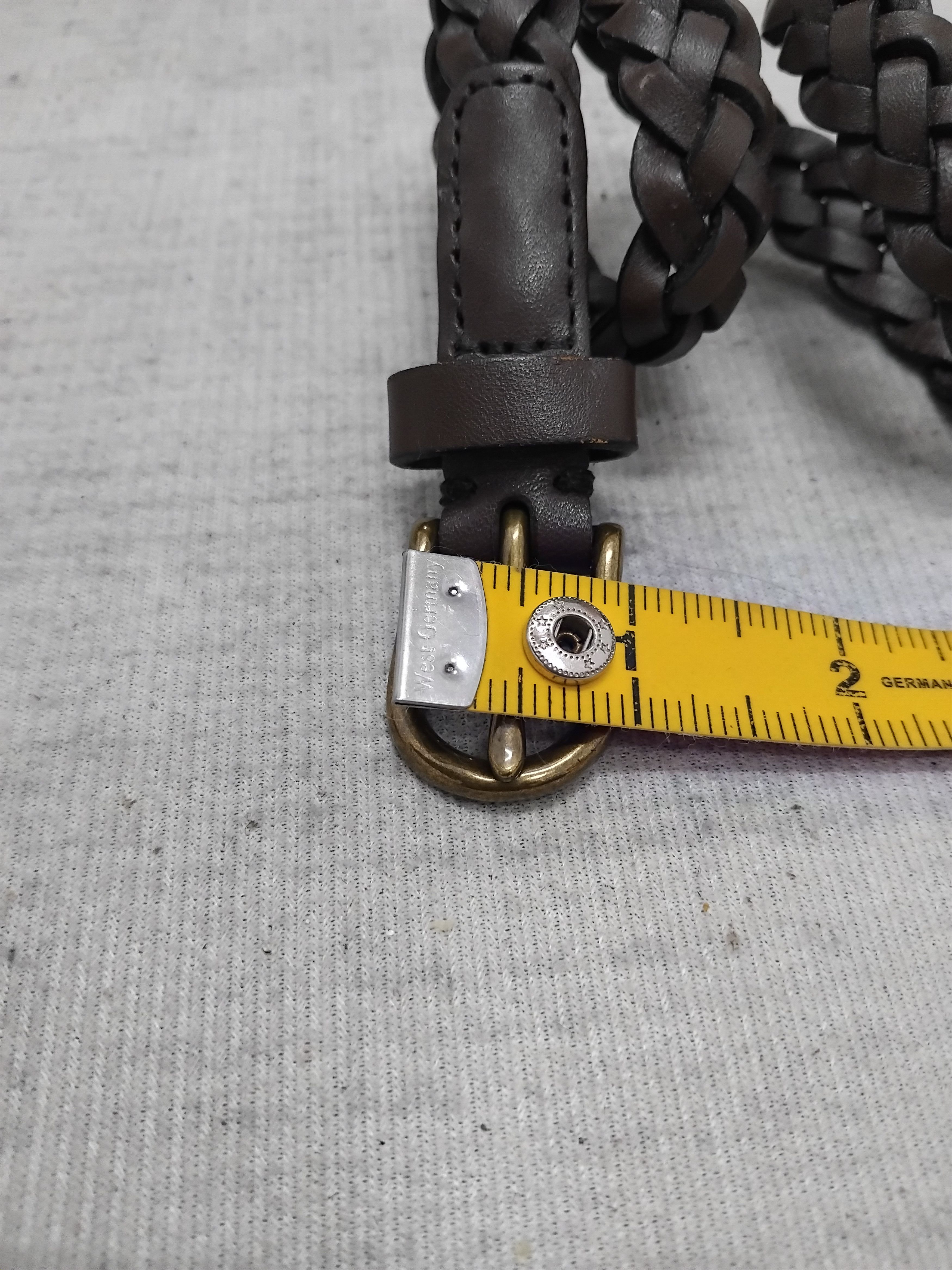 Japanese Brand 💥Unnamed chocolate colour Japanese Leather belt Size ONE SIZE - 5 Thumbnail