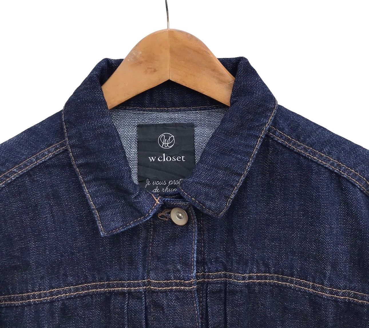 Japanese Brand W closet type 1 trucker denim jacket Size US XS / EU 42 / 0 - 3 Thumbnail