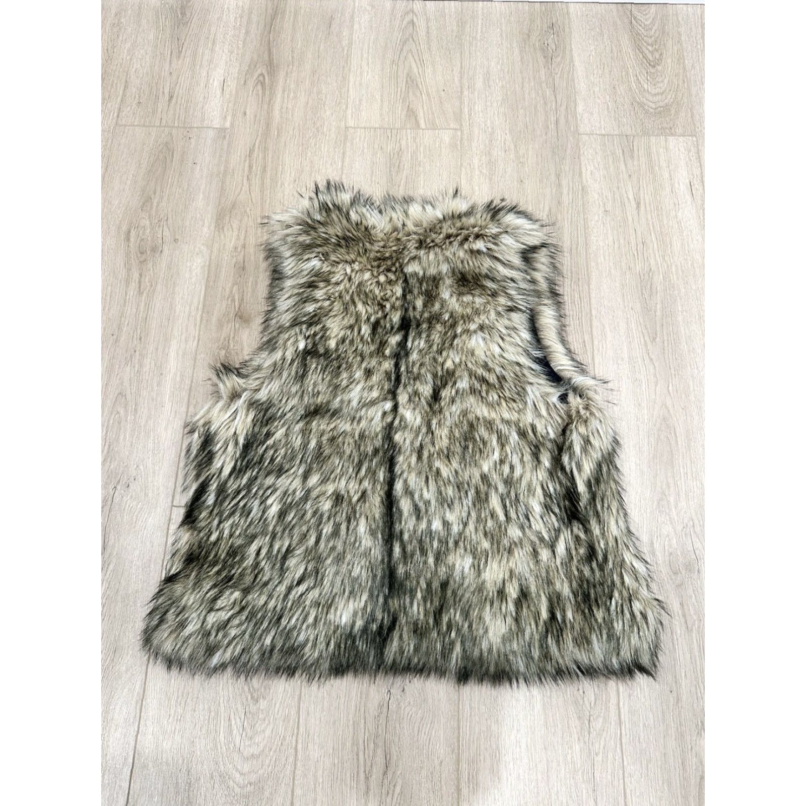 Ralph Lauren Denim & Supply by Ralph Lauren Faux Fur Vest Open Front Lined Large Brown Womens Vest 18184 Size L / US 10 / IT 46 - 7 Thumbnail