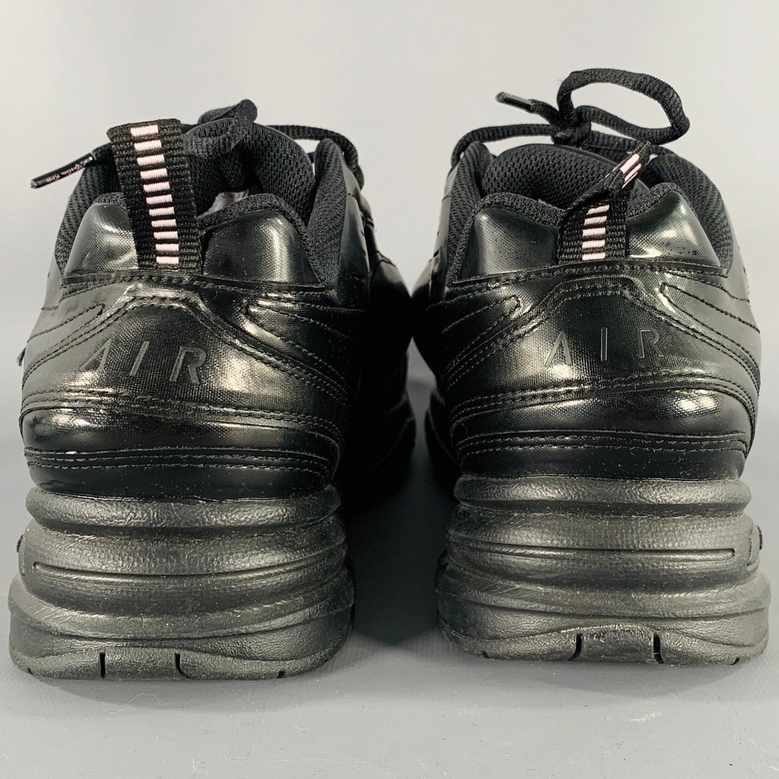 Nike 10.5 Monarch IV Black Faux Leather Sneakers Size US 10.5 / EU 43-44 - 3 Thumbnail