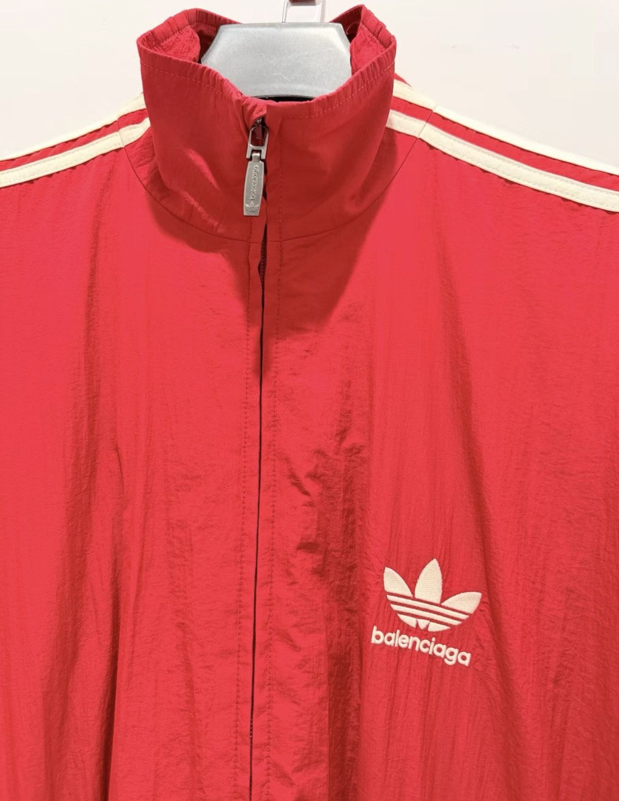 Balenciaga 【Balenciaga x adidas Collaboration】Red Sport Jacket Size US L / EU 52-54 / 3 - 2 Thumbnail