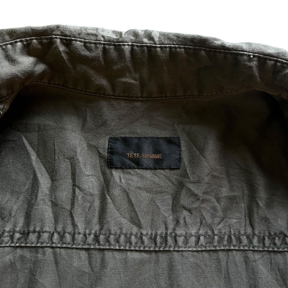 Issey Miyake OFFER🤝 TETE HOMME ISSEY MIYAKE ARMY STYLE ZIPPED UP SHIRT Size US M / EU 48-50 / 2 - 7 Thumbnail