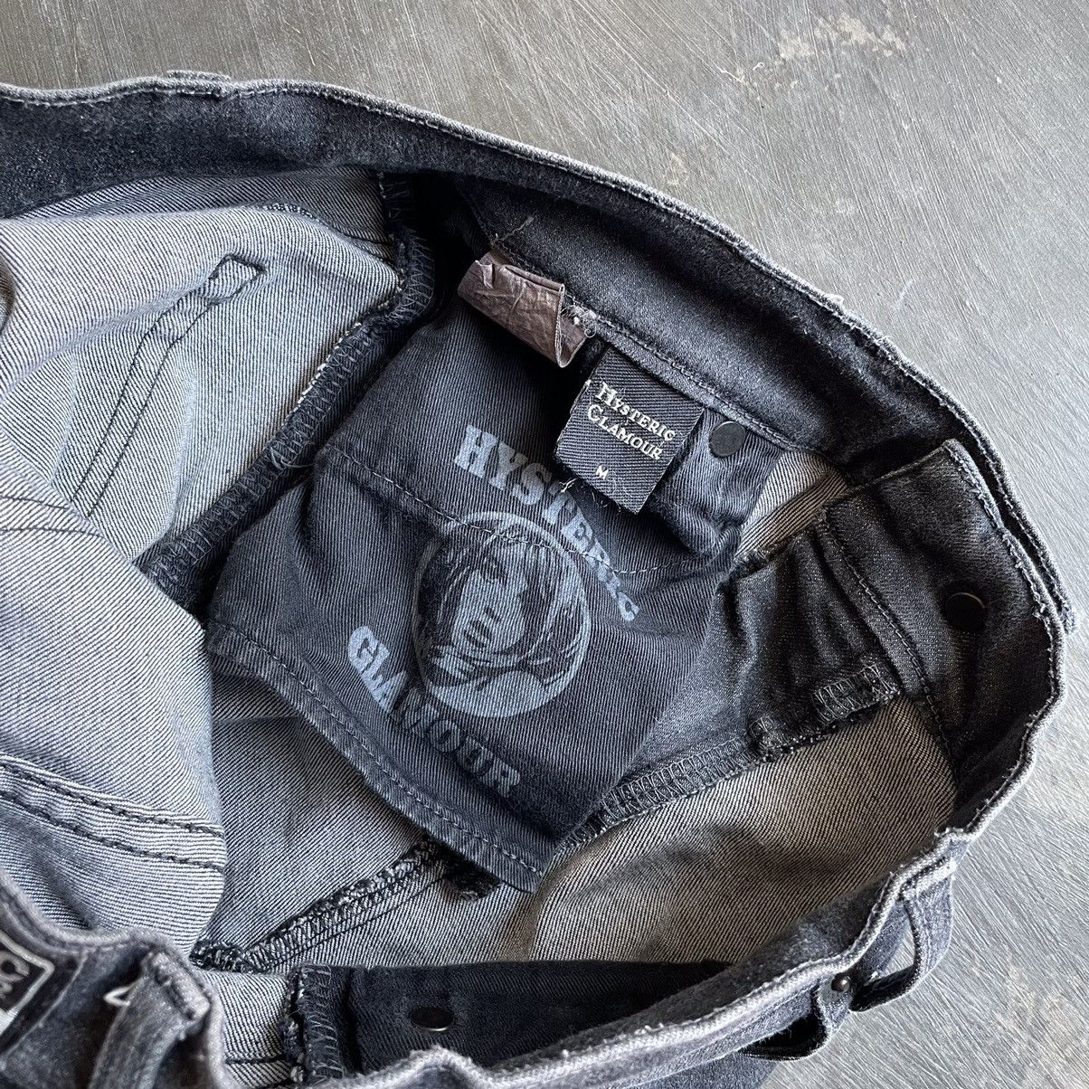 Hysteric Glamour × Japanese Brand Hysteric glamour charcoal grey denim long pants Size 28" / US 6 / IT 42 - 9 Thumbnail