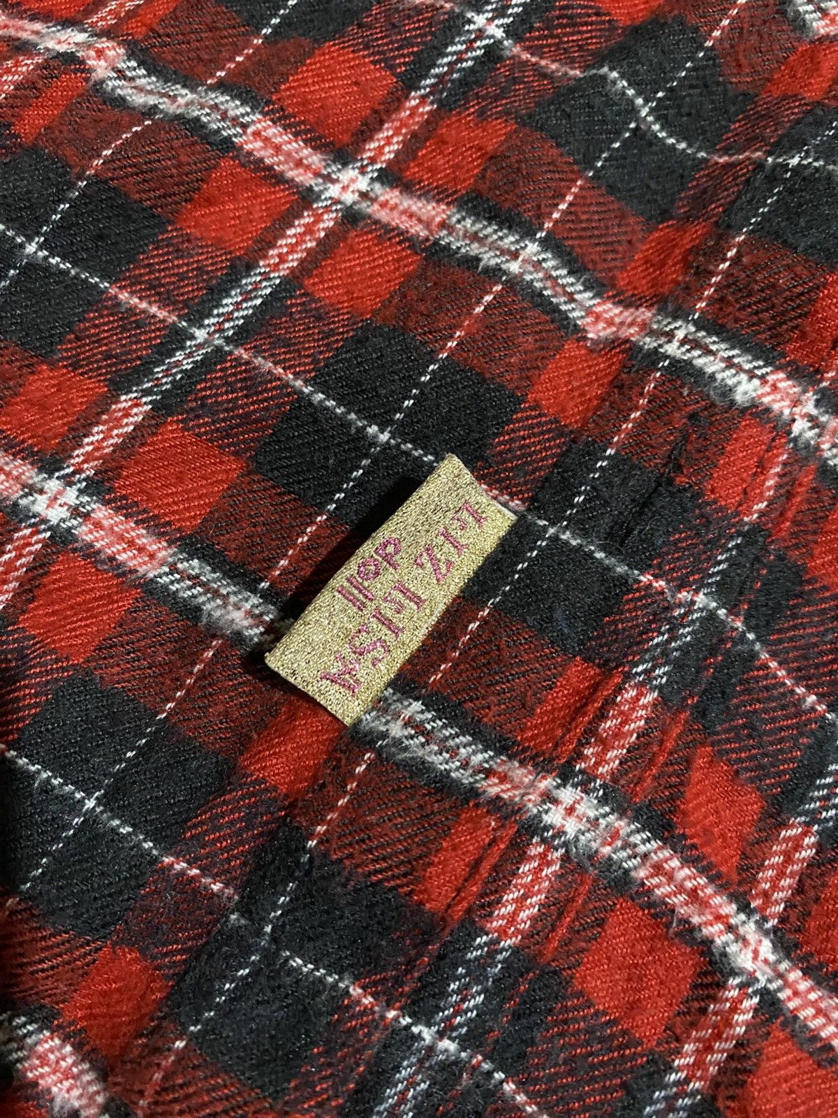 Japanese Brand LIZ LISA DOLL HOODIES PLAID SHIRT Size ONE SIZE - 3 Thumbnail