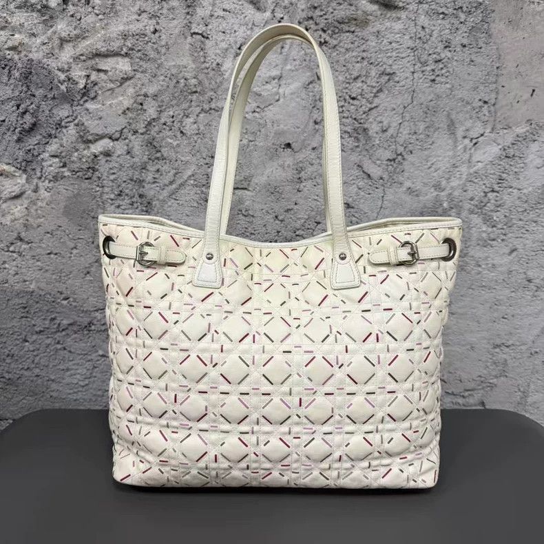 Dior Dior Beach Tote Bag in Beige-2505 Size ONE SIZE - 3 Thumbnail