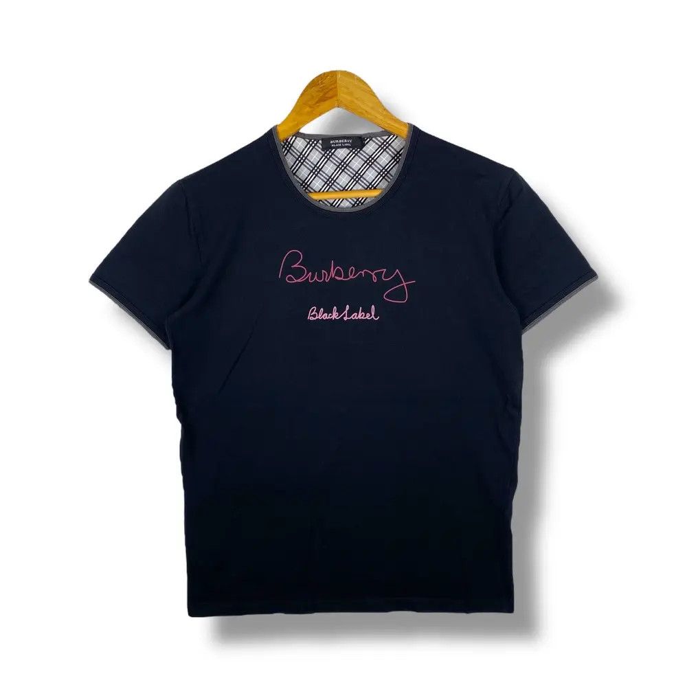 Burberry BURBERRY BLACK LABEL Logo Tee Shirt Size 2 Size M / US 6-8 / IT 42-44 - 1 Thumbnail