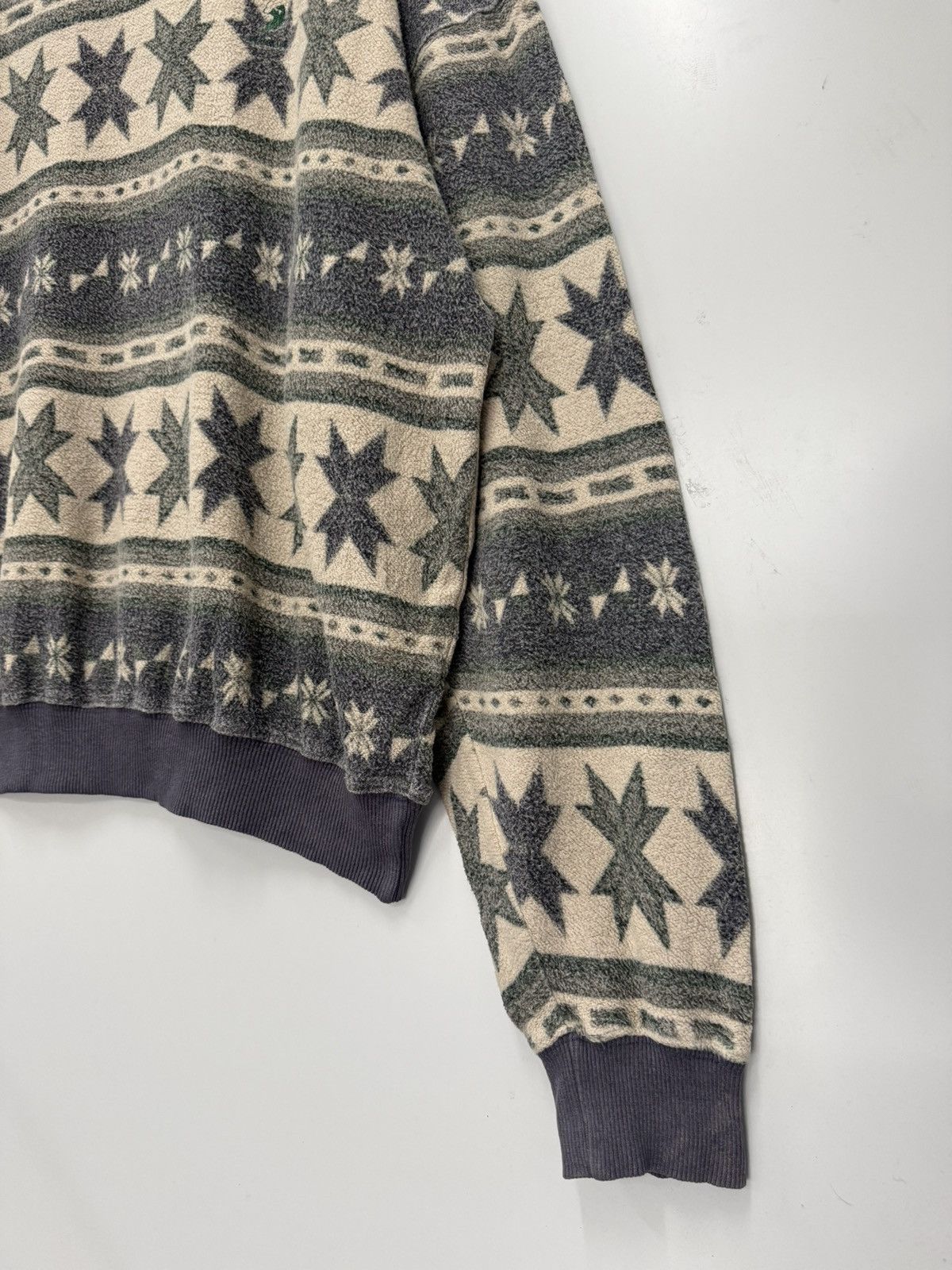Beverly Hills Polo Club 🔥 Polo Country Aztec Navajo Design Distressed Baggy sweat Size US L / EU 52-54 / 3 - 2 Thumbnail