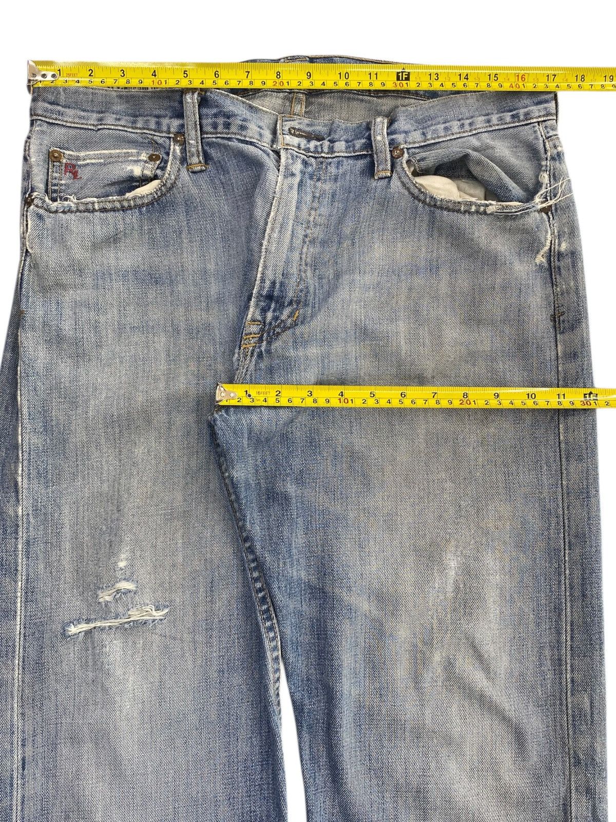 Polo Ralph Lauren Polo Ralph Lauren Acid Blue Wash Style Loose Jeans Size US 34 / EU 50 - 5 Thumbnail
