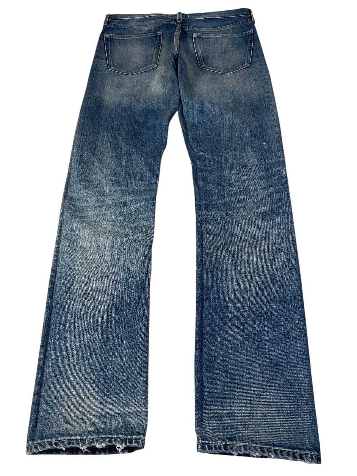 Japanese Brand Vintage Japanese Brand Selvedge Distress Denim Jean Size US 31 - 2 Thumbnail