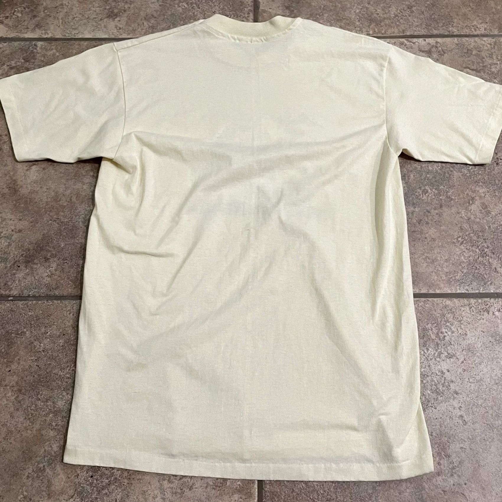 Hanes VINTAGE Hanes Sea Horse Graphic Tee Mens Size L Yellow USA Single Stitch Shirt Size US L / EU 52-54 / 3 - 5 Thumbnail