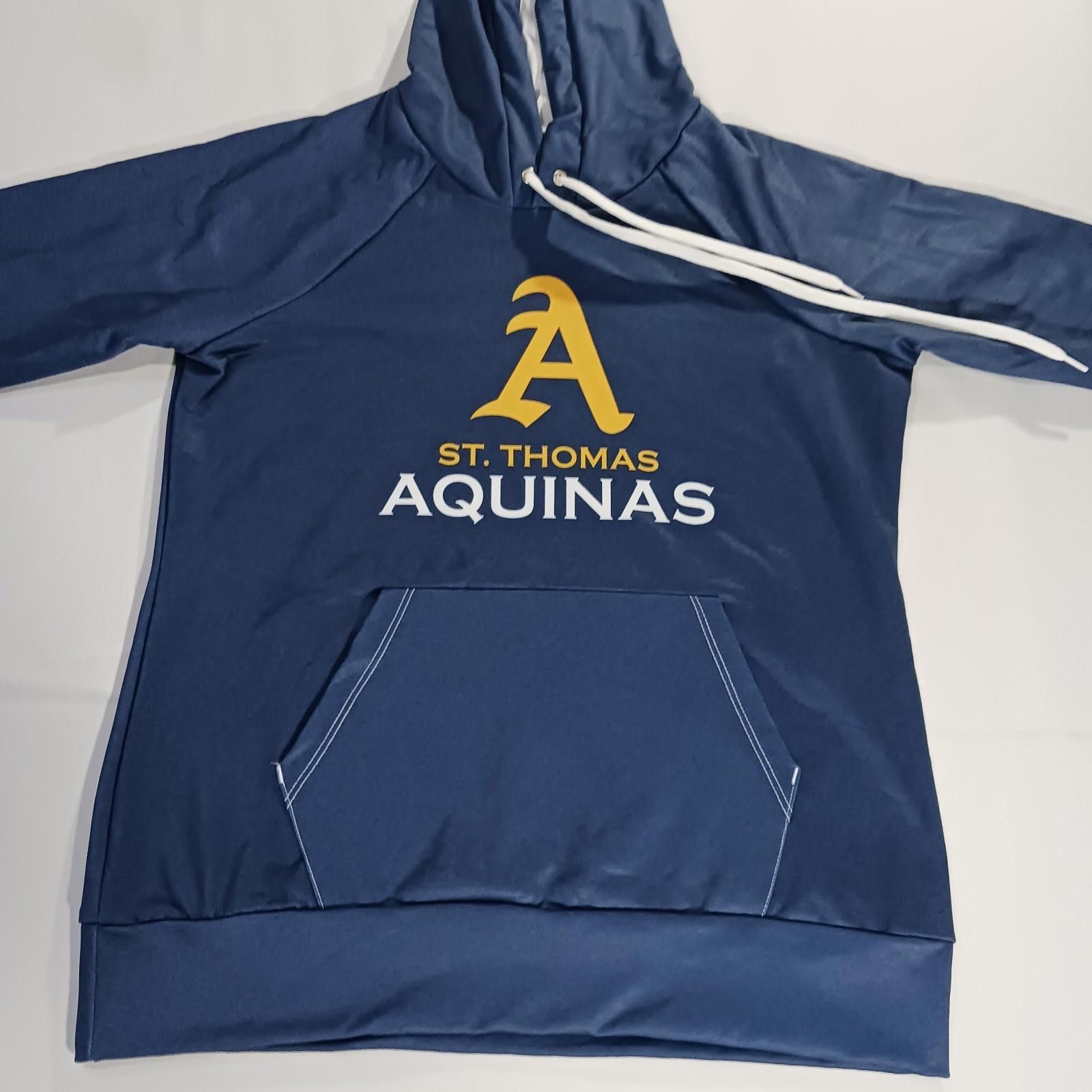 Designer Fanthread St. Thomas Aquinas Men's Blue Hoodie Sweatshirt M Size M / US 6-8 / IT 42-44 - 11 Thumbnail