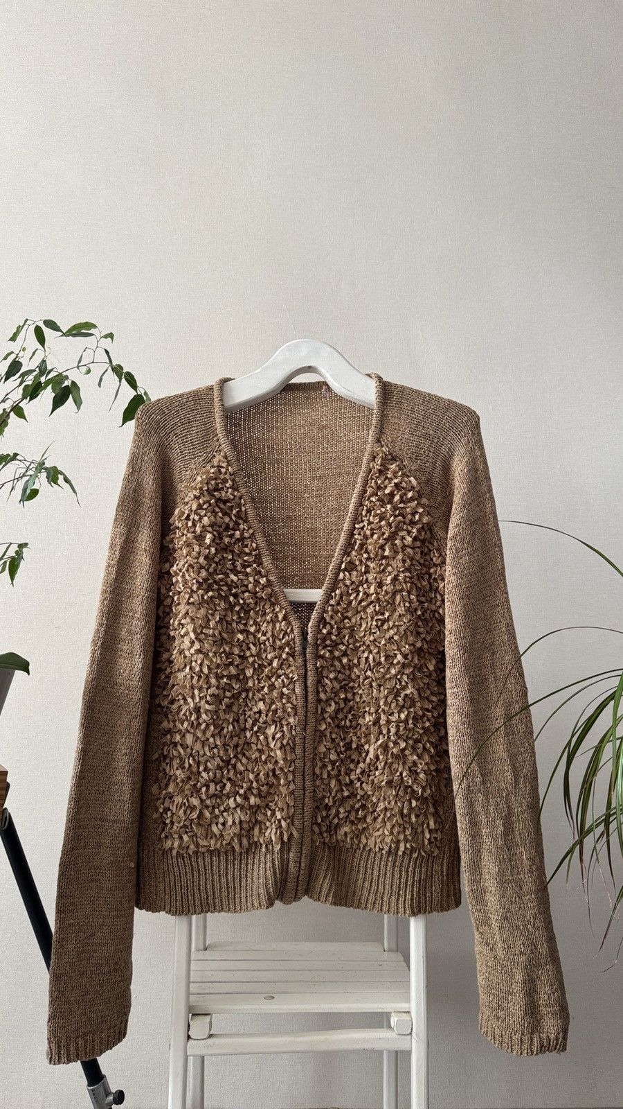 If Six Was Nine Yohji Junya Watanabe if6was9 Vibe Zip Knit Textured Cardigan Size US M / EU 48-50 / 2 - 1 Thumbnail