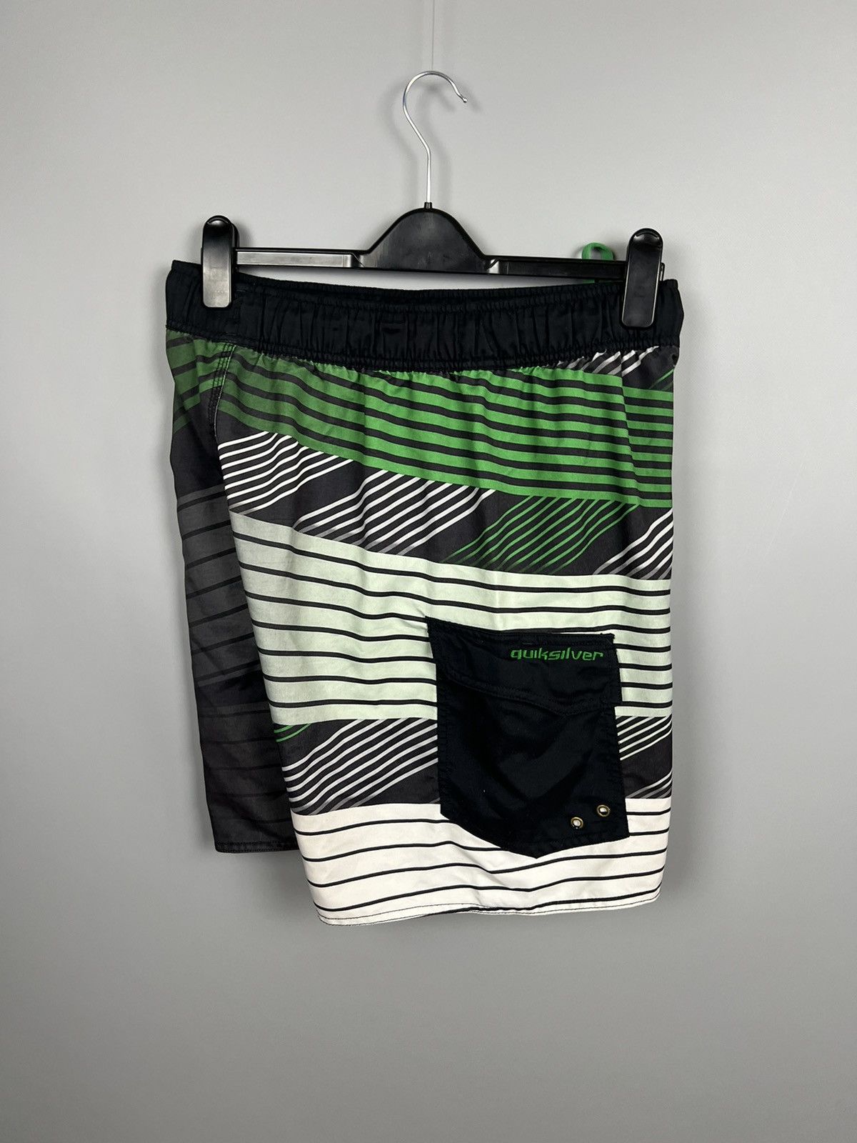 Designer × Quicksilver × Vintage (L) Quiksilver men's summer shorts Size US 33 - 6 Thumbnail