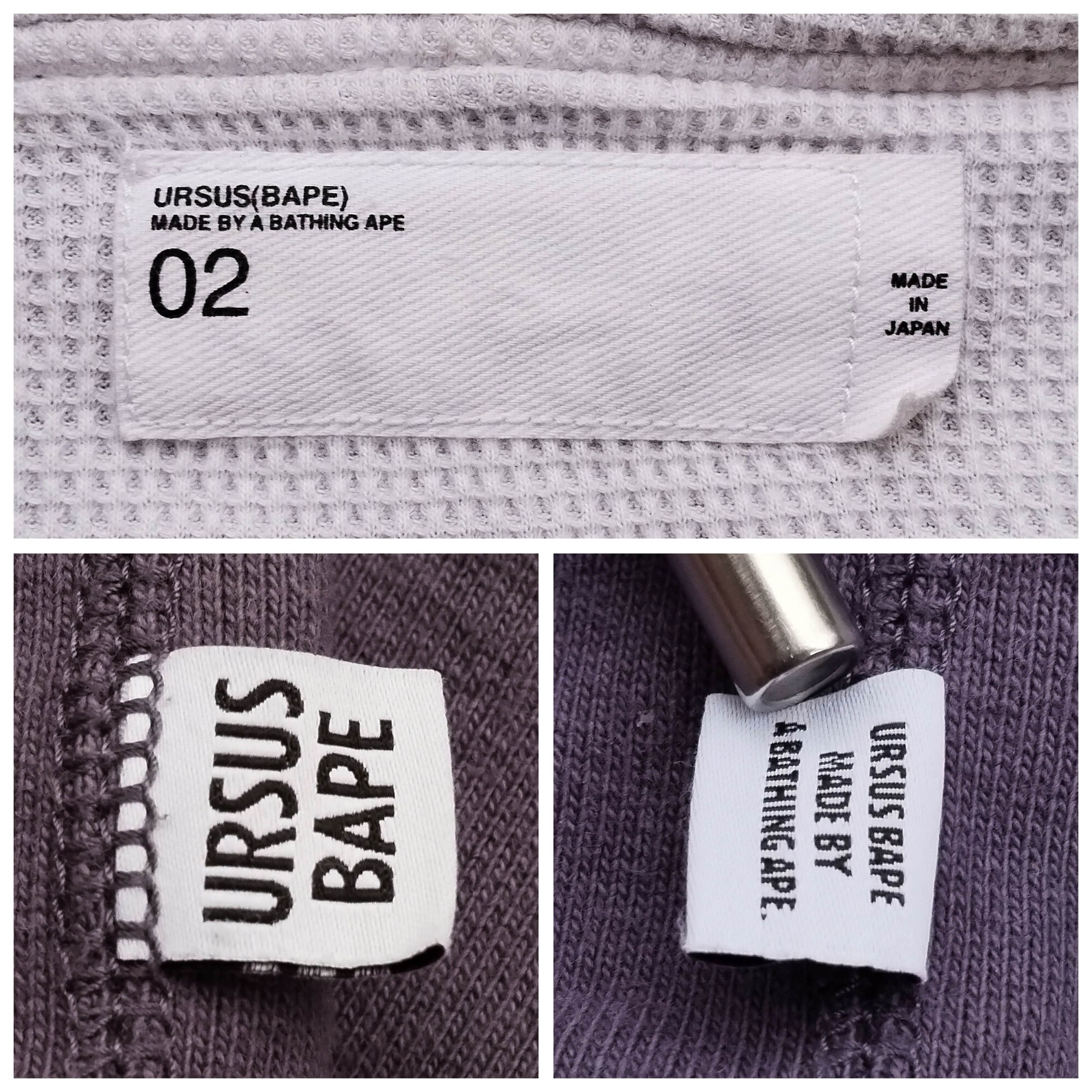 Bape 2011 Ursus Bape Thermal Full Zip Hoodie Size US M / EU 48-50 / 2 - 8 Thumbnail