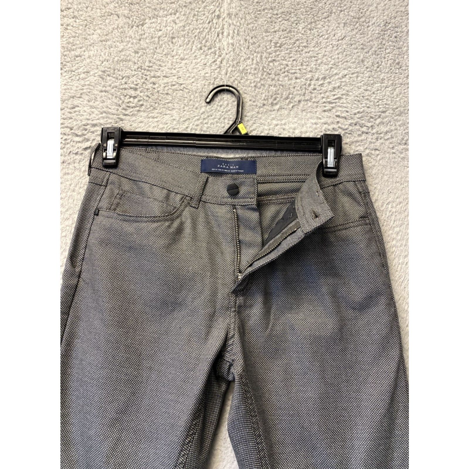 Zara Zara Pants Mens 29 Gray Slim Stretch Dress Casual Active NWT/143-31 Pant Size US 30 / EU 46 - 3 Thumbnail