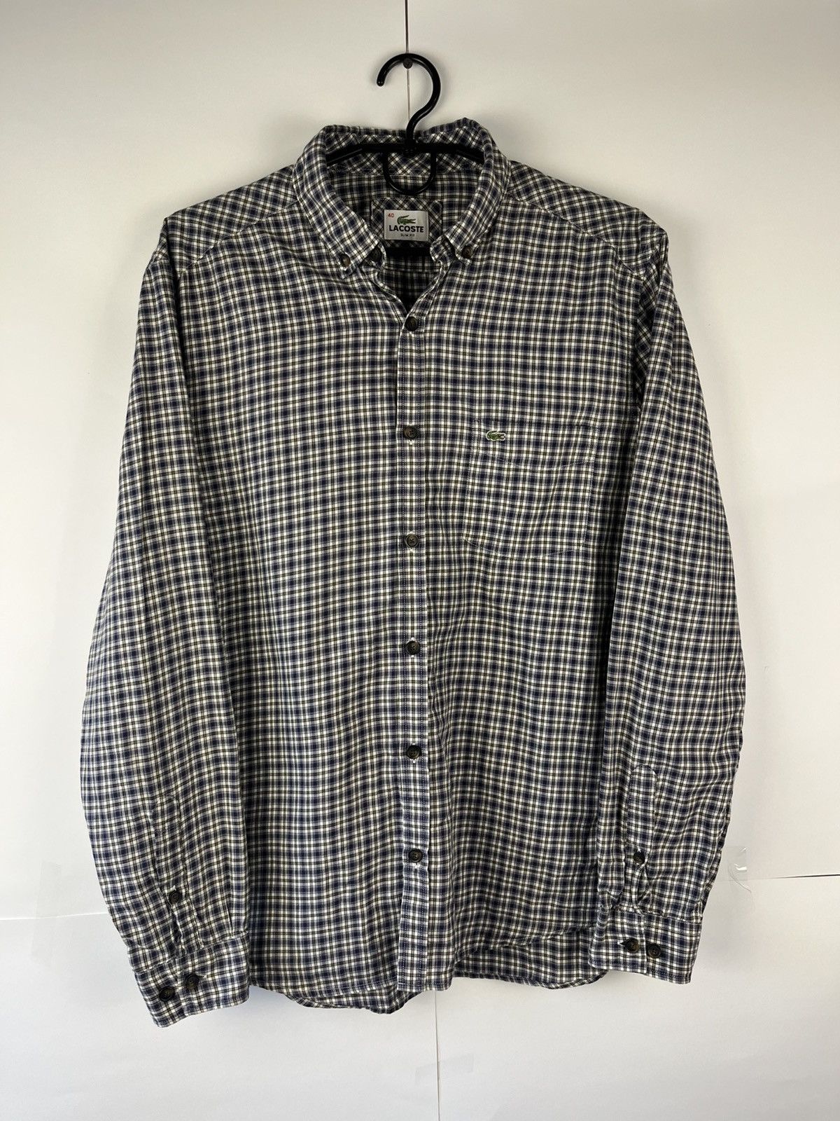 Lacoste Lacoste Plaid Y2K Cotton Long Sleeve Shirt Button Up Size US M / EU 48-50 / 2 - 1 Thumbnail