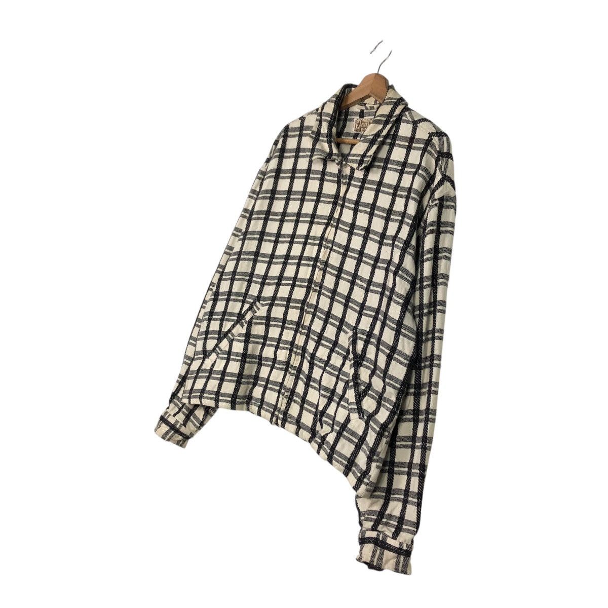 Japanese Brand 📌Vintage Bomber Jacket Tartan Design Milagosta Issey Miyake Size US L / EU 52-54 / 3 - 3 Thumbnail