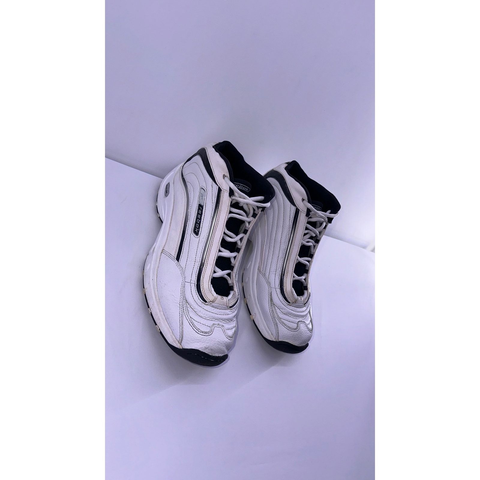 Reebok Vintage Reebok DWX White Hightop Shoes Size 12 Men Size US 12 / EU 45 - 6 Thumbnail