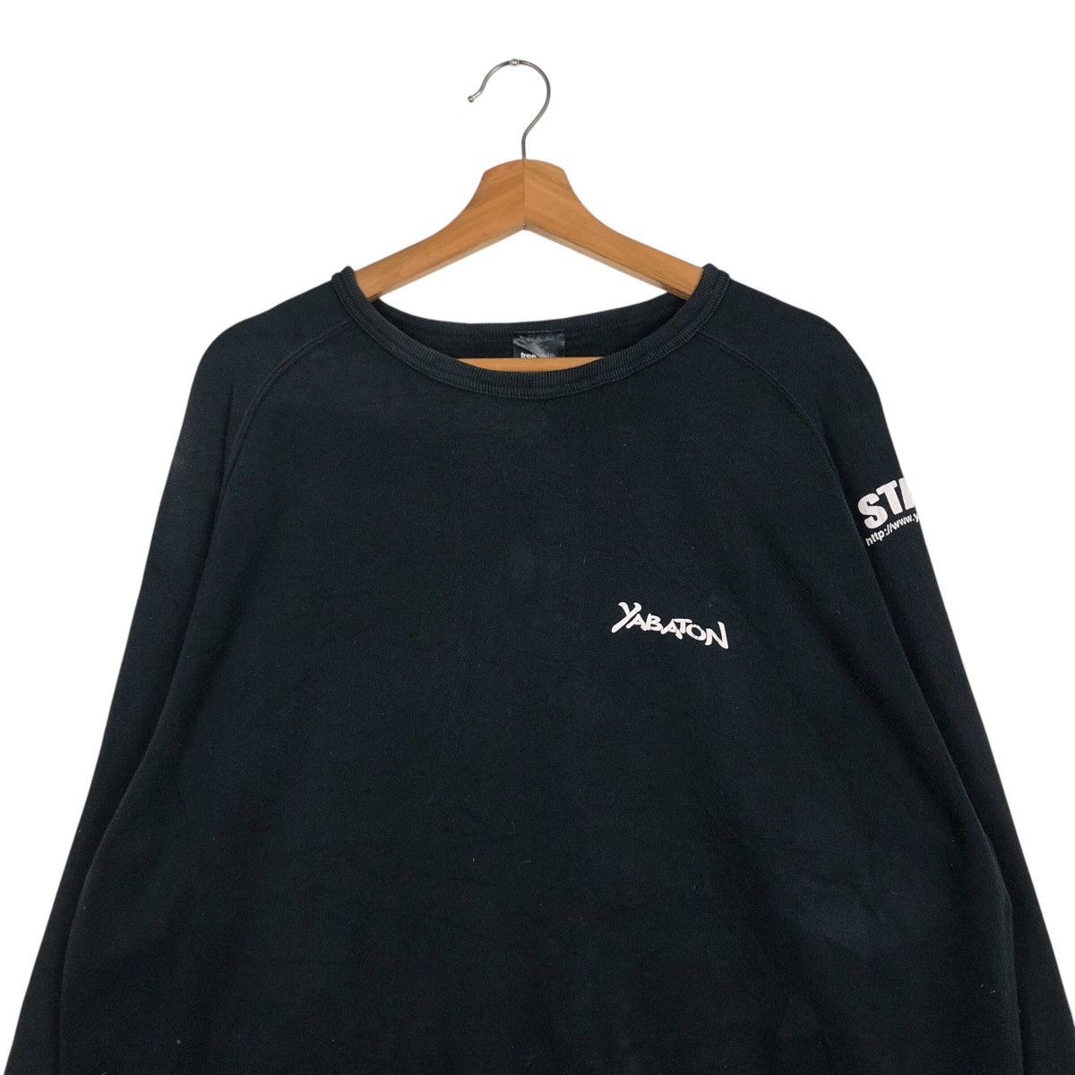 Japanese Brand × Vintage 📌Vintage Sweatshirt Yabaton Big Logo Cartoon Network Size US L / EU 52-54 / 3 - 5 Thumbnail